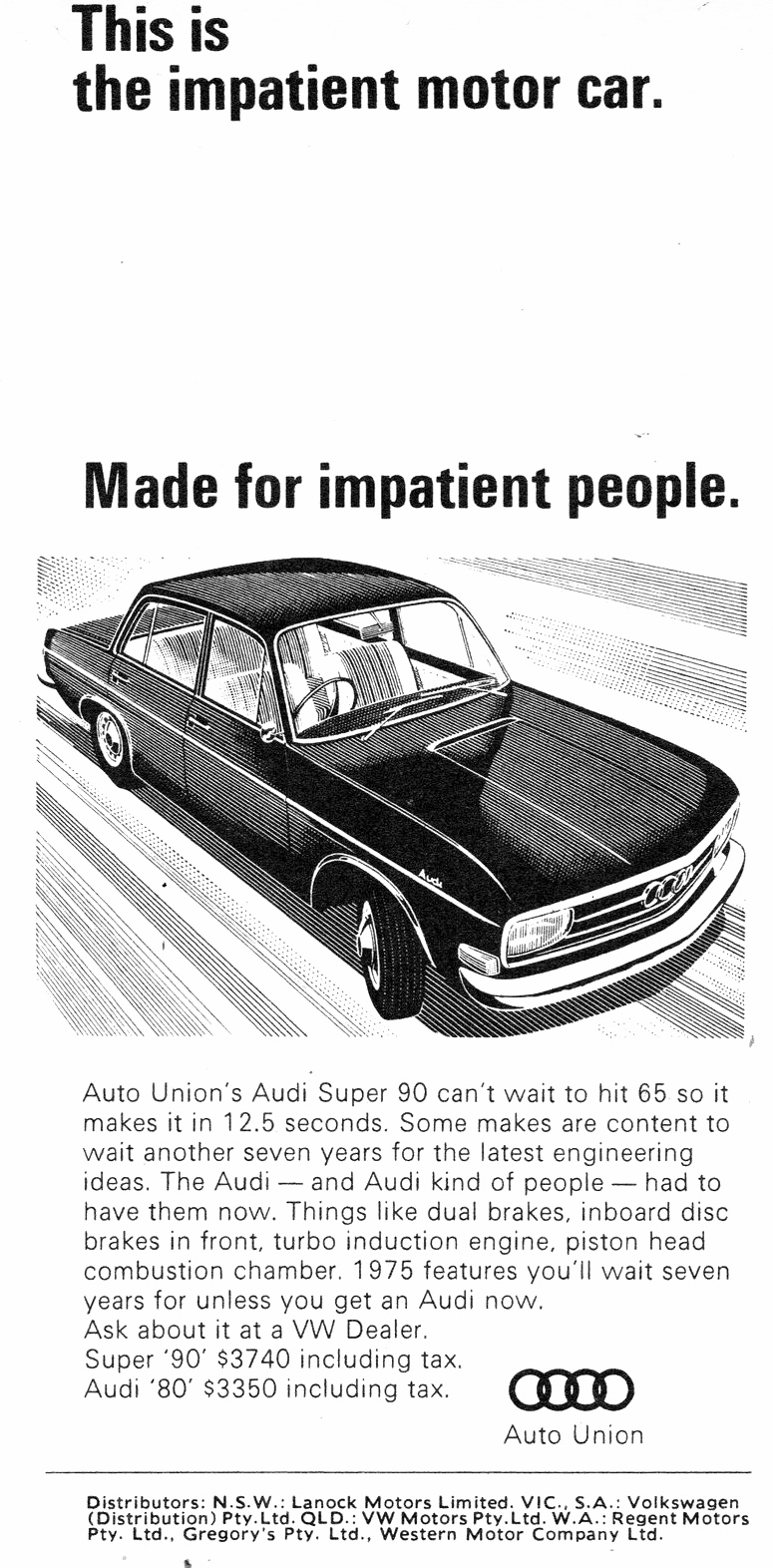1968 Audi Super 80 Sedan